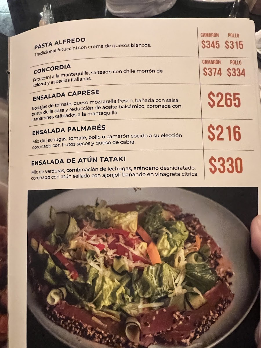 Palmarés Mazatlán Menu - Image 3
